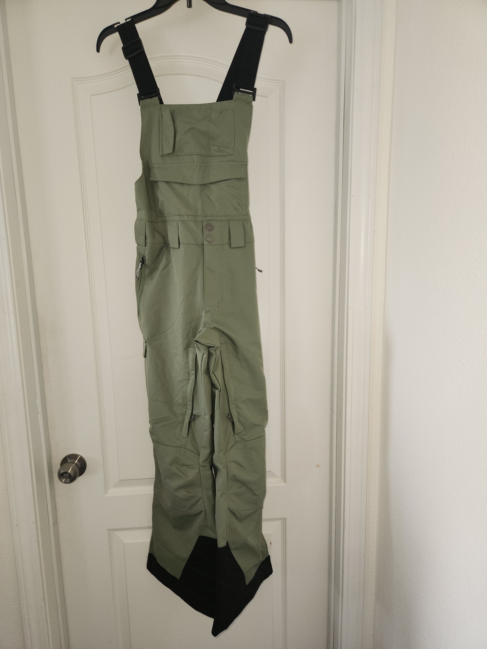 Obermeyer Olive Green Youth Bib Overalls Snow/Ski Pants